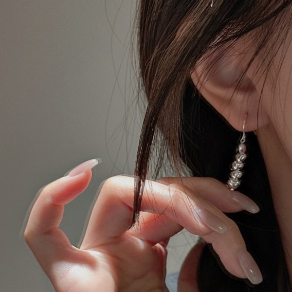 Wholesale 925 Sterling Silver Long Heart Earrings - Image 4