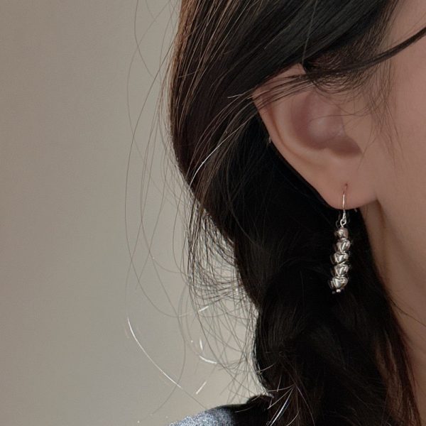 Wholesale 925 Sterling Silver Long Heart Earrings - Image 5