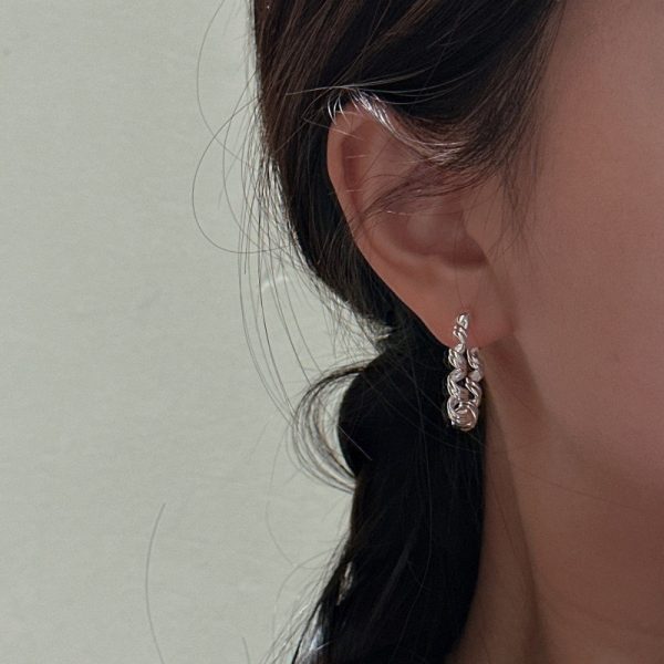 Wholesale 925 Sterling Silver Twisted Hoop Earrings - Image 5