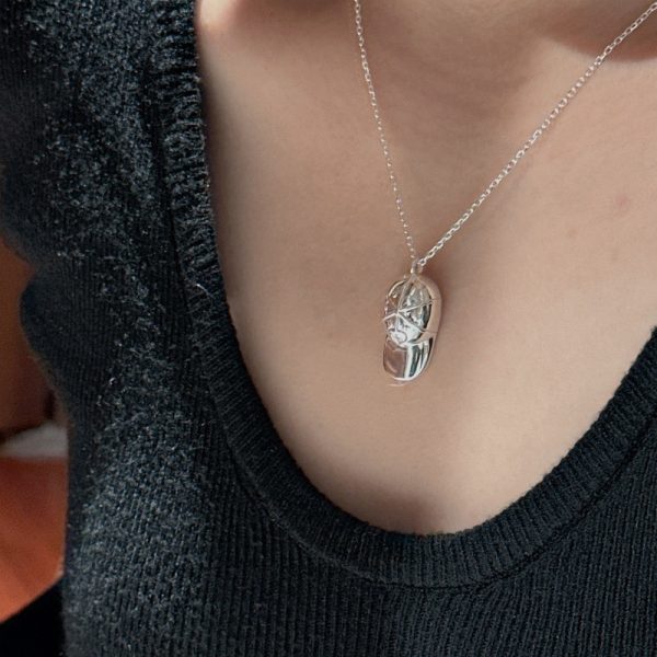 Wholesale 925 Sterling Silver Baseball Cap Necklace - Image 4