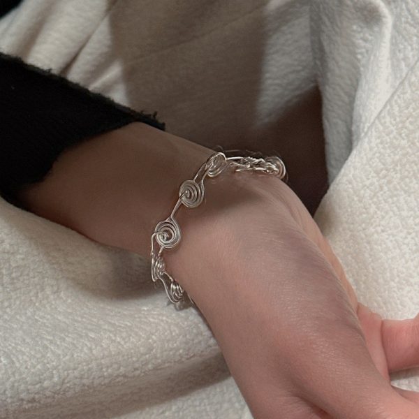 Wholesale 925 Sterling Silver Circular Necklace & Bracelet - Image 5
