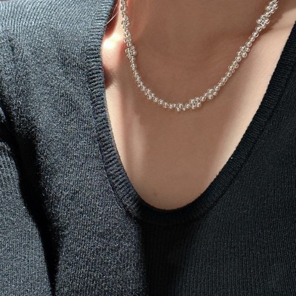 Wholesale 925 Sterling Silver Woven Bead Necklaces & Bracelet - Image 4
