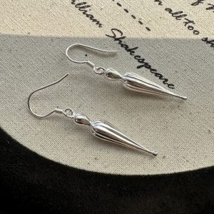 Wholesale 925 Sterling Silver Long Umbrella Earrings
