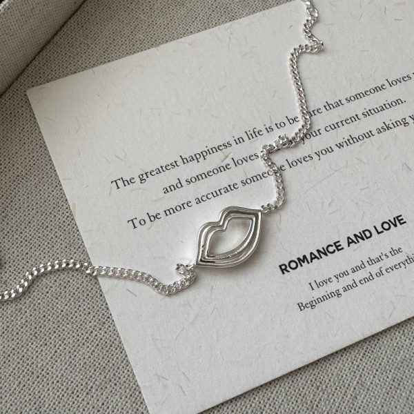 Wholesale 925 Sterling Silver Lip Bracelet - Image 3