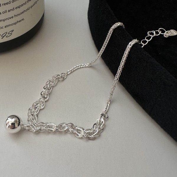 Wholesale 925 Sterling Silver Glossy Bead Bracelet - Image 3