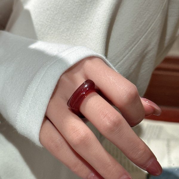 Wholesale Gemstone Red Agate Ring - Image 5