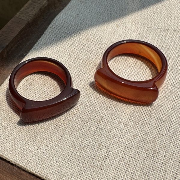 Wholesale Gemstone Red Agate Ring - Image 4