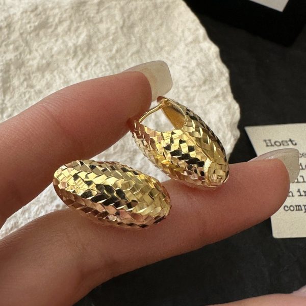 Wholesale 925 Sterling Silver Broken Ice Sparkling Earrings - Image 2