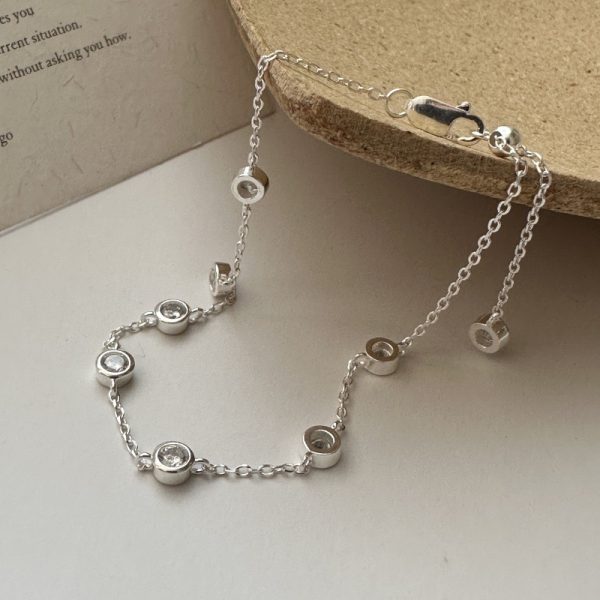 Wholesale 925 Sterling Silver Zircon Necklace & Bracelet - Image 5