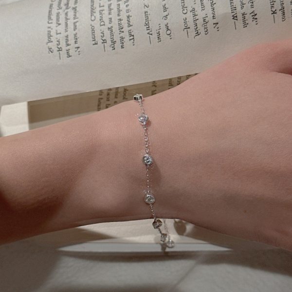 Wholesale 925 Sterling Silver Zircon Necklace & Bracelet - Image 9