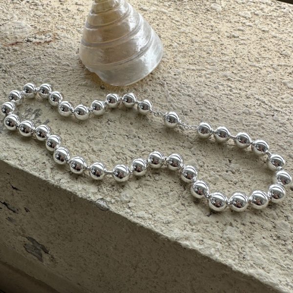 Wholesale 925 Sterling Silver Chunky Bead Necklace & Bracelet - Image 3