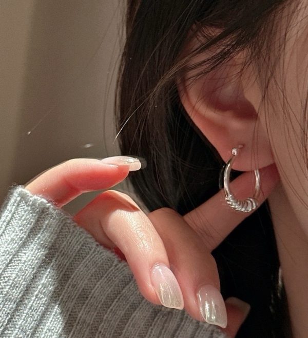 Wholesale 925 Sterling Silver Hoop Earrings - Image 6