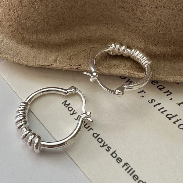 Wholesale 925 Sterling Silver Hoop Earrings - Image 2
