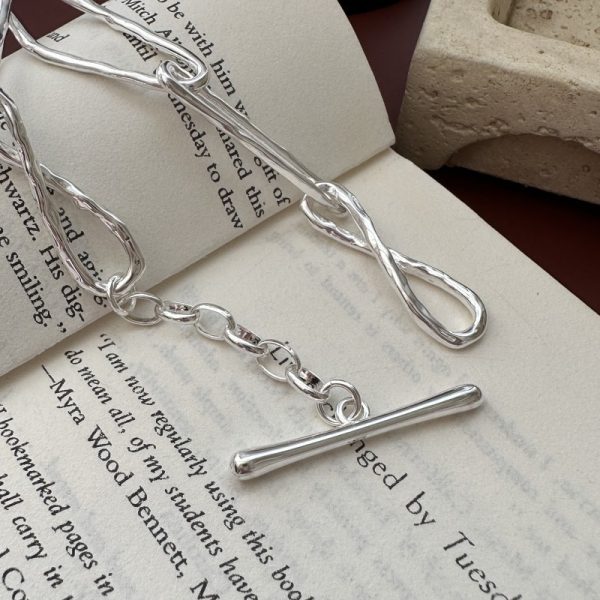 Wholesale 925 Sterling Silver Irregular Chunky Bracelet - Image 3