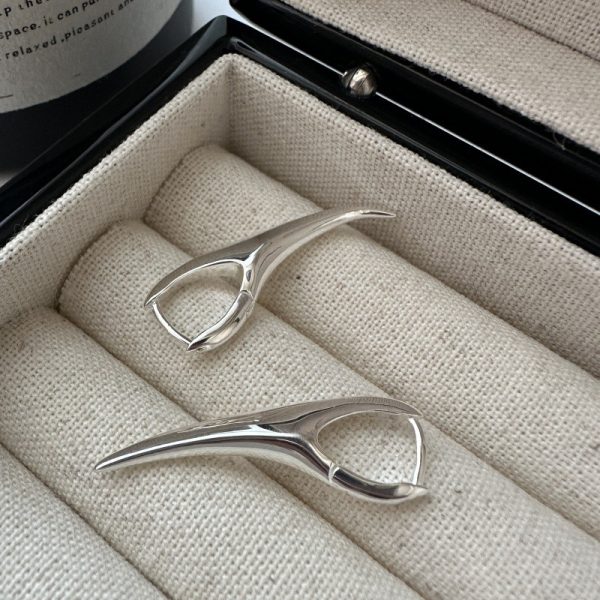 Wholesale 925 Sterling Silver Long Pointy Earrings - Image 3
