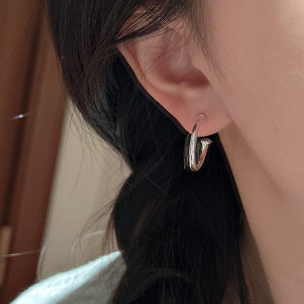 Wholesale 925 Sterling Silver Hoop Earrings - Image 5