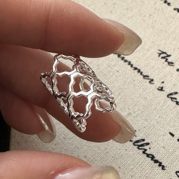 Wholesale 925 Sterling Silver Long Mesh Ear Clip - Image 3
