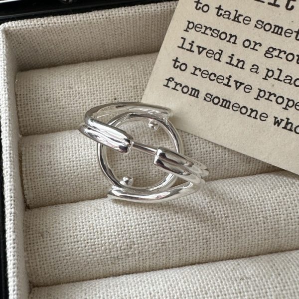 Wholesale 925 Sterling Silver Round Ring - Image 3