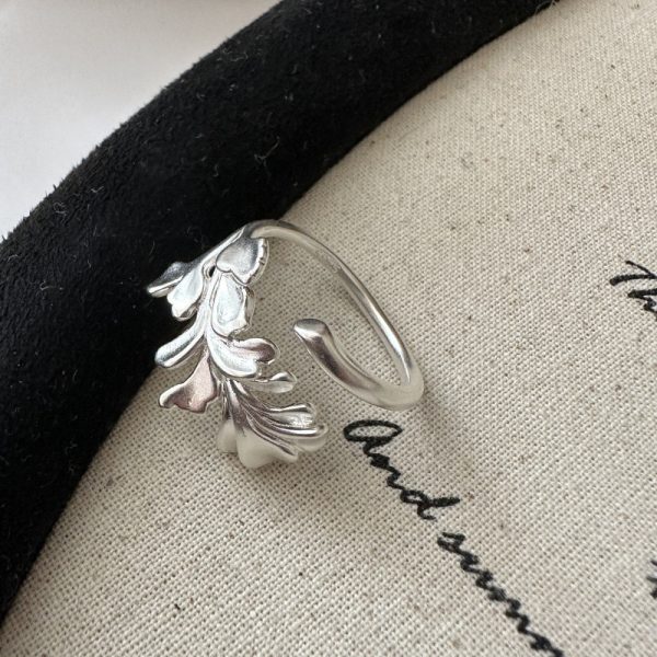 Wholesale 925 Sterling Silver Aquatic Plant Ring Aquatic Plant Ring - Image 2