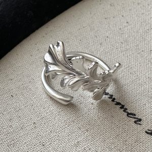 Wholesale 925 Sterling Silver Aquatic Plant Ring Aquatic Plant Ring