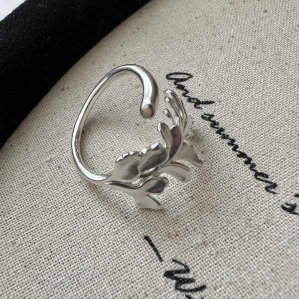 Wholesale 925 Sterling Silver Aquatic Plant Ring Aquatic Plant Ring - Image 3
