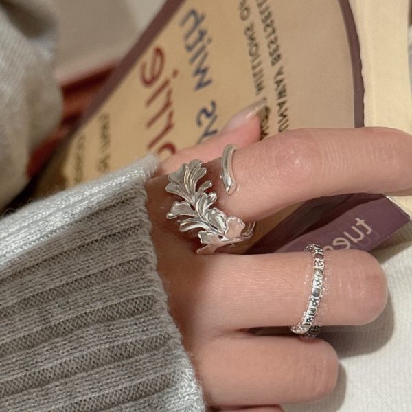 Wholesale 925 Sterling Silver Aquatic Plant Ring Aquatic Plant Ring - Image 6