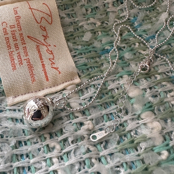 Wholesale 925 Sterling Silver Engraving Bead Necklace - Image 2