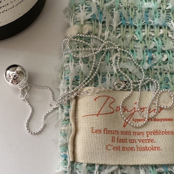 Wholesale 925 Sterling Silver Engraving Bead Necklace - Image 3