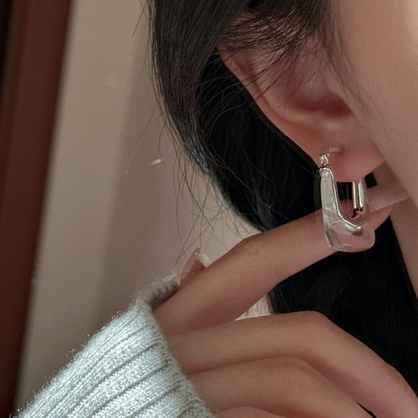 Wholesale 925 Sterling Silver Transparent Resin Earrings - Image 5