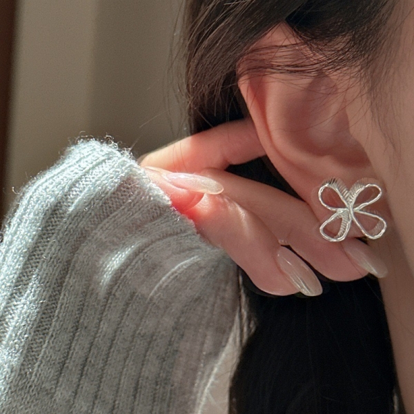 Wholesale 925 Sterling Silver Flower Stud Earrings - Image 4