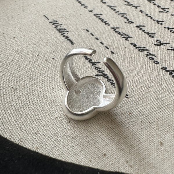 Wholesale 925 Sterling Silver Zircon Daisy Ring - Image 3
