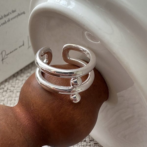 Wholesale 925 Sterling Silver Layered Ring & Bangle - Image 4