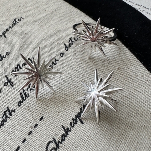 Wholesale 925 Sterling Silver Star-shaped Stud Earrings & Ring