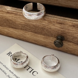 Wholesale 925 Sterling Silver Hollowed Sparkling Earrings & Ring