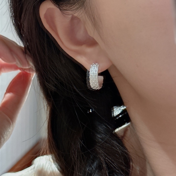 Wholesale 925 Sterling Silver Dot Earrings & Ring - Image 4