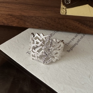 Wholesale 925 Sterling Silver Hollowed Bold Ring