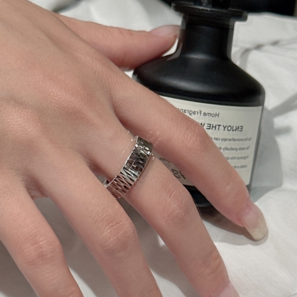 Wholesale 925 Sterling Silver CNC Zircon Ring - Image 4