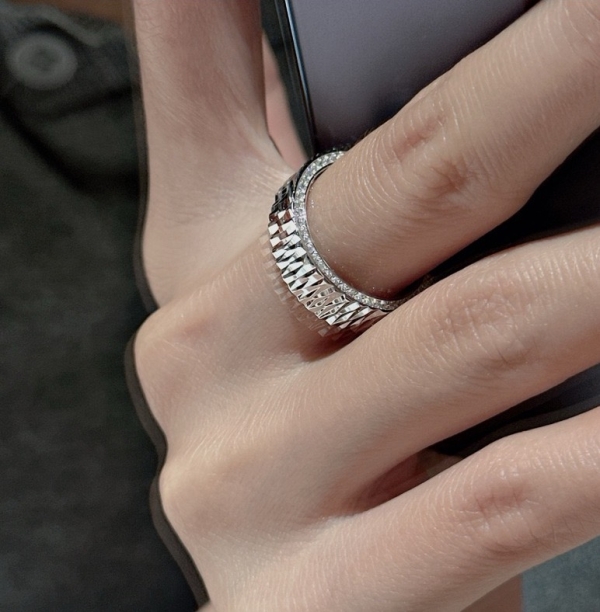 Wholesale 925 Sterling Silver CNC Zircon Ring - Image 6