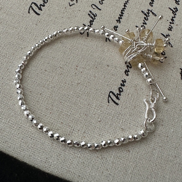 Wholesale 925 Sterling Silver With Natural Citrine Necklace & Earrings & Bracelet - Image 2