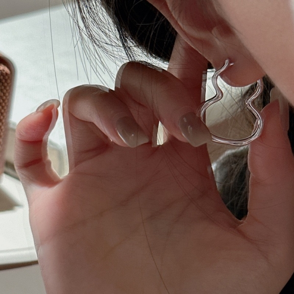 Wholesale 925 Sterling Silver Big Gourd Earrings - Image 4
