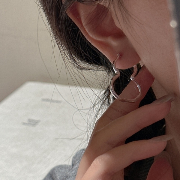 Wholesale 925 Sterling Silver Big Gourd Earrings - Image 6