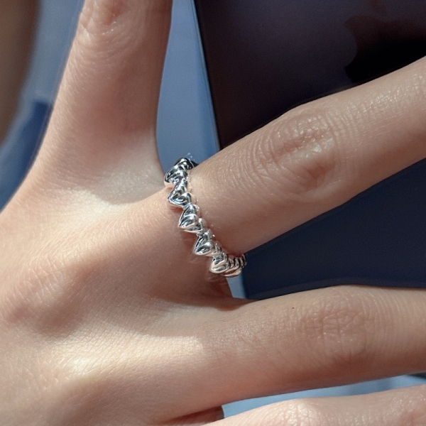 Wholesale 925 Sterling Silver Heart Ring - Image 4