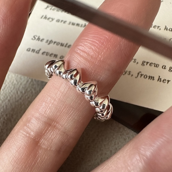 Wholesale 925 Sterling Silver Heart Ring - Image 2