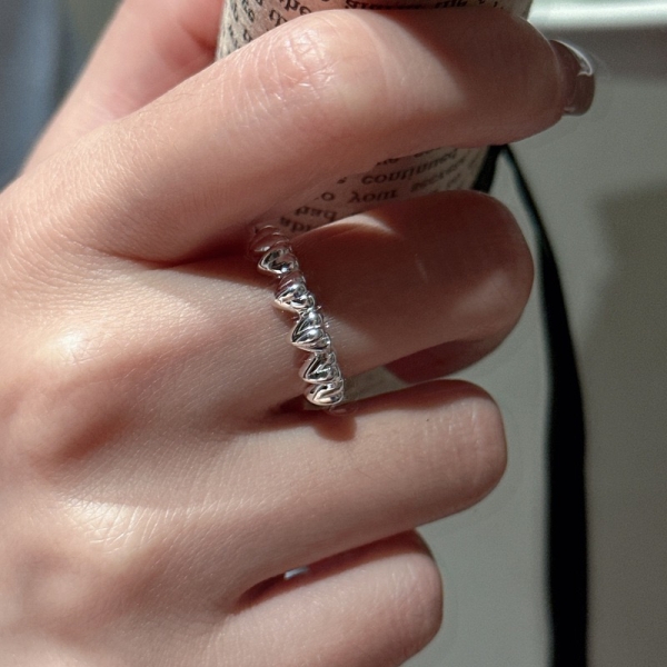 Wholesale 925 Sterling Silver Heart Ring - Image 5