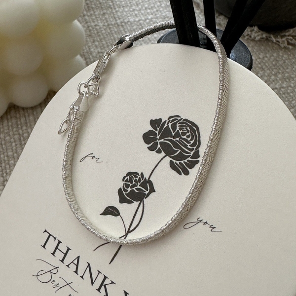Wholesale 925 Sterling Silver Woven Bracelets - Image 2