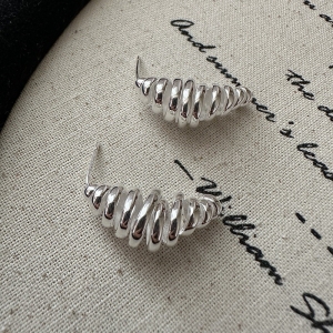 Wholesale 925 Sterling Silver Telephone line Earrings