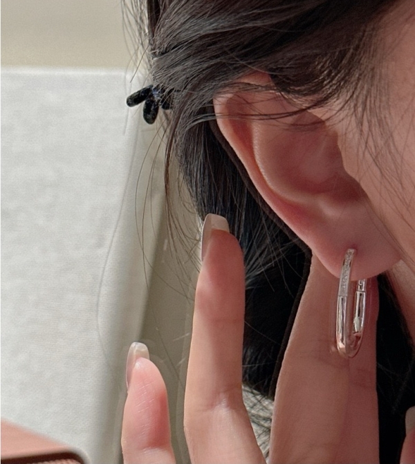 Wholesale 925 Sterling Silver Zirconia Geometric Earrings - Image 6