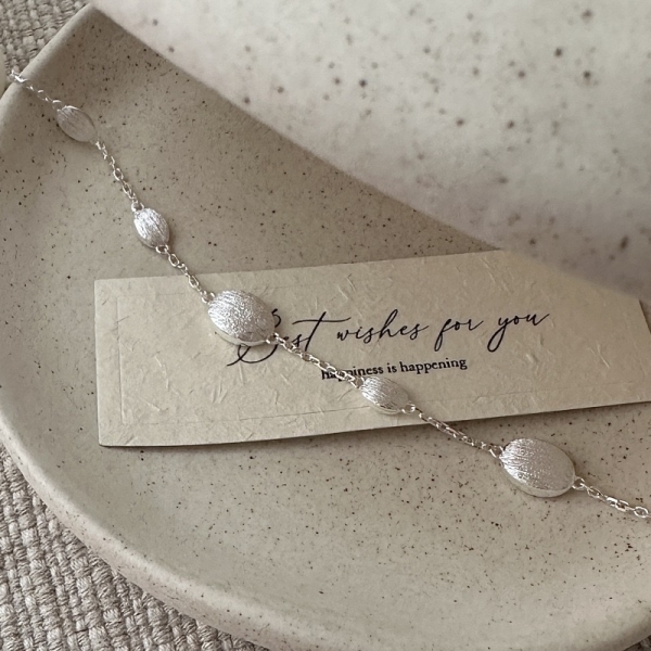Wholesale 925 Sterling Silver Brushed Bracelet - Image 3