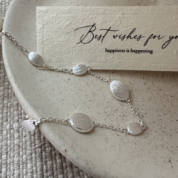 Wholesale 925 Sterling Silver Brushed Bracelet - Image 2