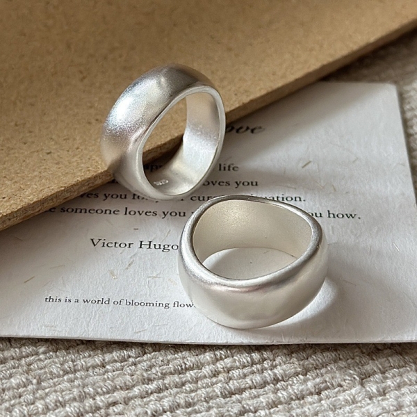 Wholesale 925 Sterling Silver Wavy Matte Ring - Image 3